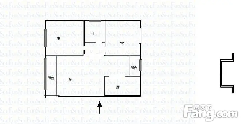 铁机馨苑铁机馨苑 3室 户型图 3室2厅1卫1厨 102.00㎡