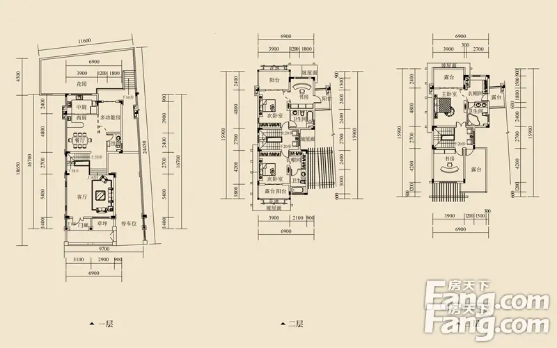 融科橡树澜湾融科橡树澜湾 5室 户型图 5室2厅5卫0厨 330.00㎡