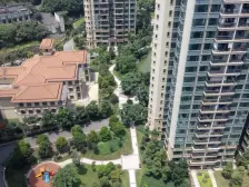 恒大城一期 别墅洋房环境 朝中庭花园