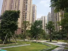 中海锦城四房,一线江景 位置安静,看花园看江边 高层