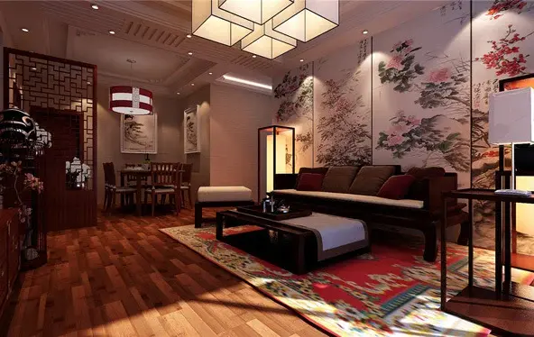 设计理念:在设计师的眼中,中式风格不再和古老死板之间画等号,取而代