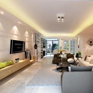 新中式现代简欧混搭,碧桂园清泉城现代简约36