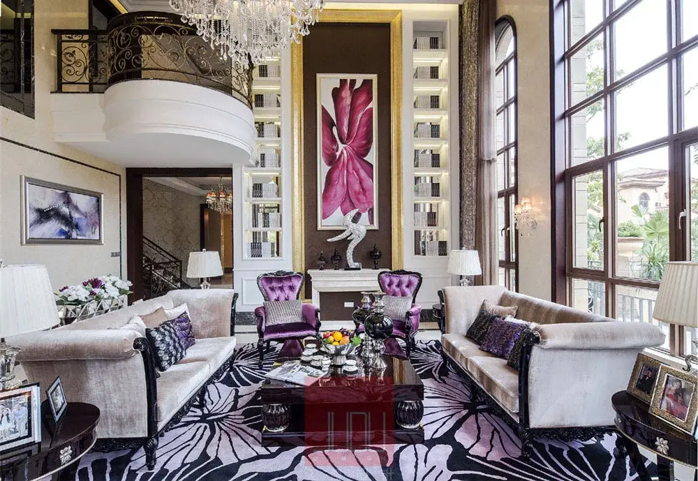 中金海棠湾别墅-简欧风格-三居室-看装修案例-