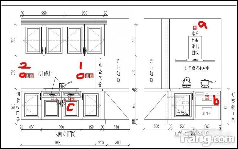 [轉載]淺談櫥櫃設計佈局與水電定位 -fang_blog -搜房博客