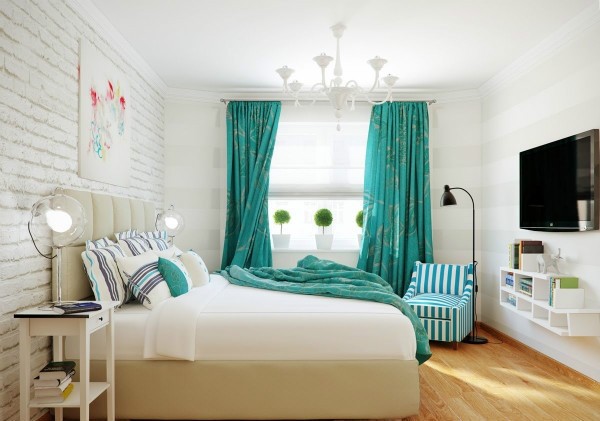 一帘“优”梦 源于卧室窗帘颜色的巧妙选择