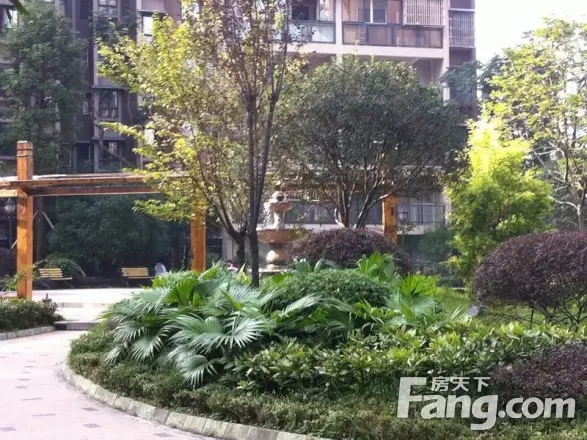 紫坪锦苑实景图