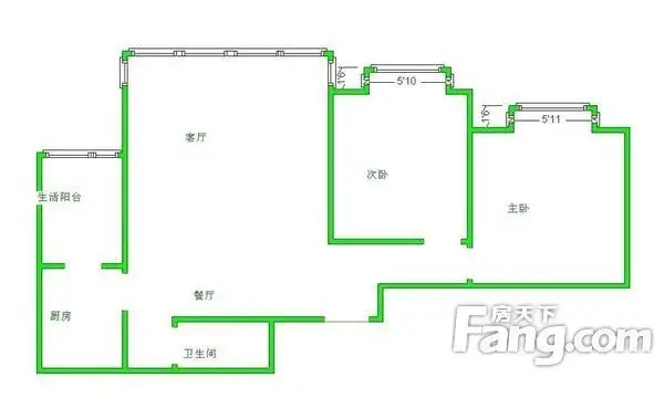 滨河丽景户型图