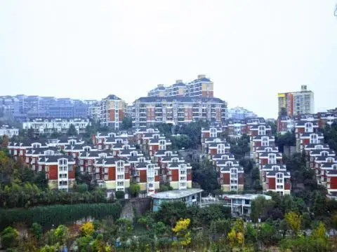 华立天地豪园别墅实景图