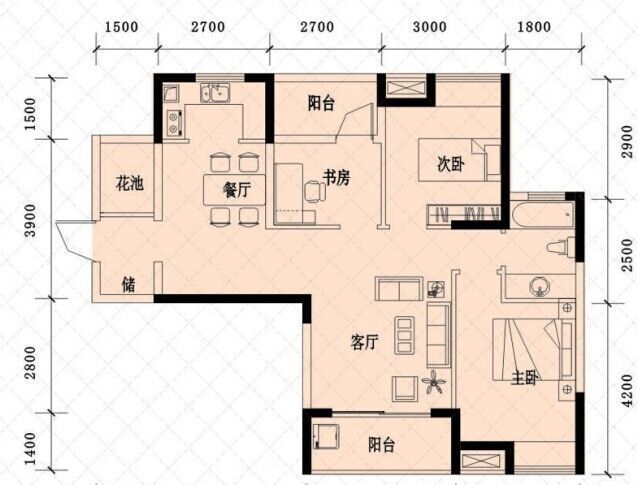 清江山水-三室两厅-东南亚