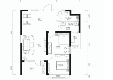 百瑞景五期-新古典风格-3居室