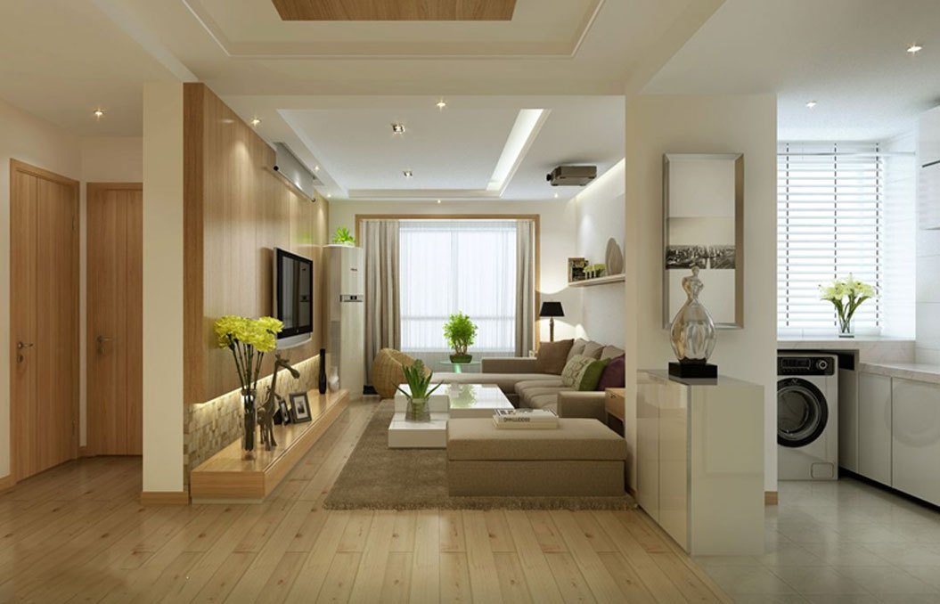 具有现代时尚气息的客厅设计风格，简单且让人享