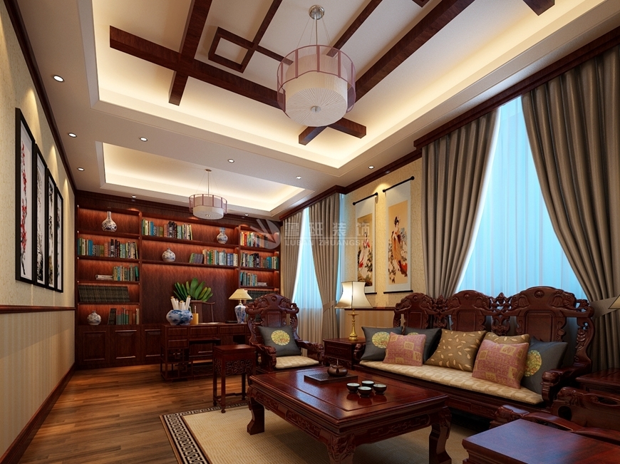 曲江凤凰池法式设计方案：显现出一种贵族的居室