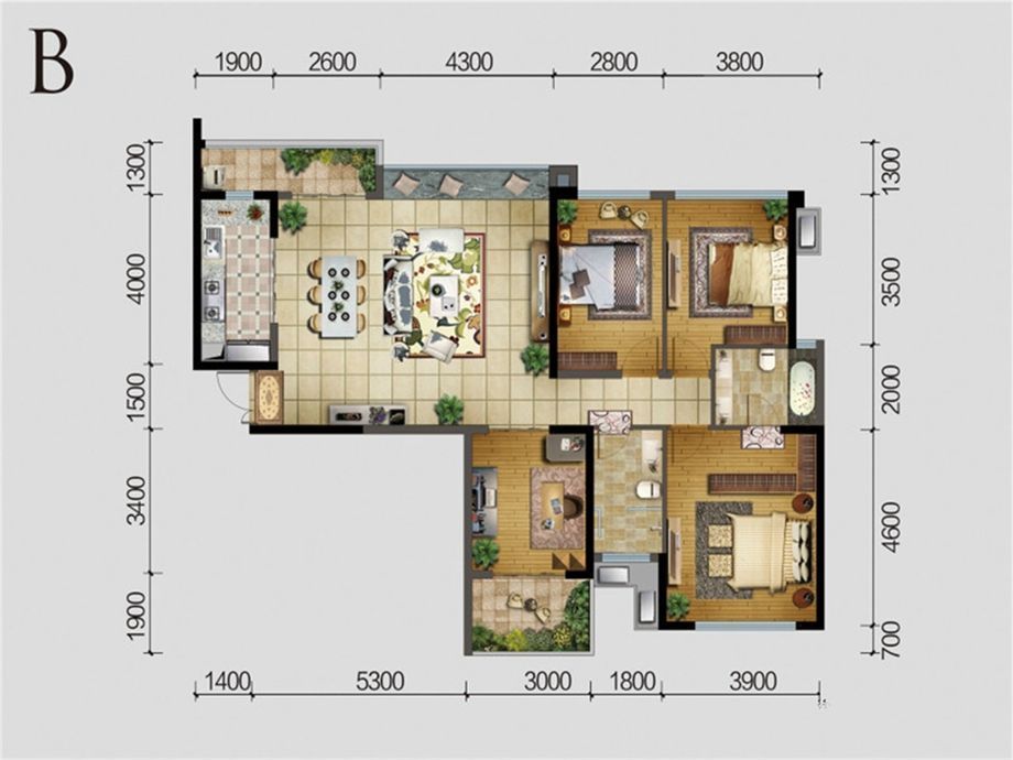建发鹭州国际，115平，三居室，现代简约风格