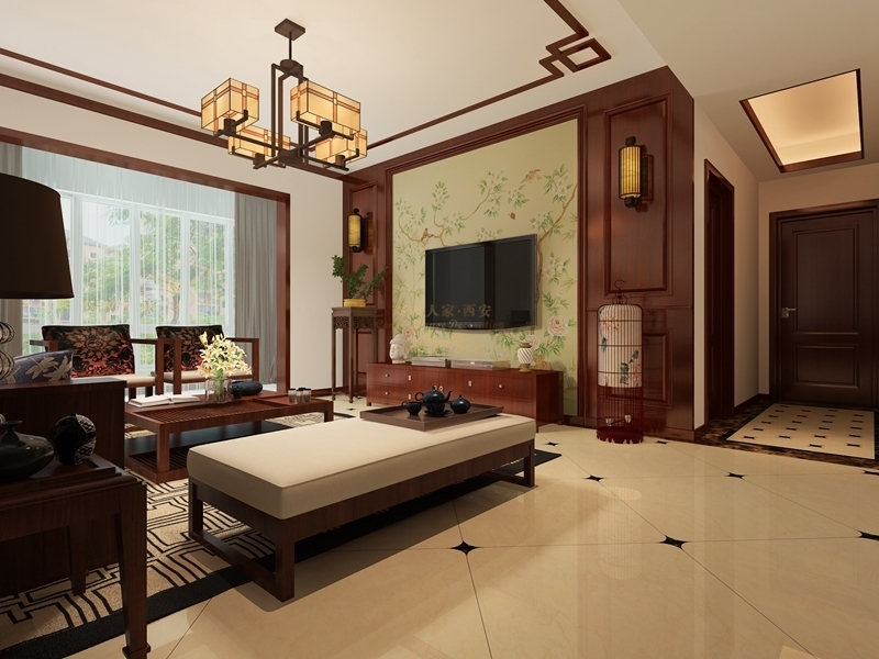 亮丽家园150平米—阿姨喜欢的中式风格