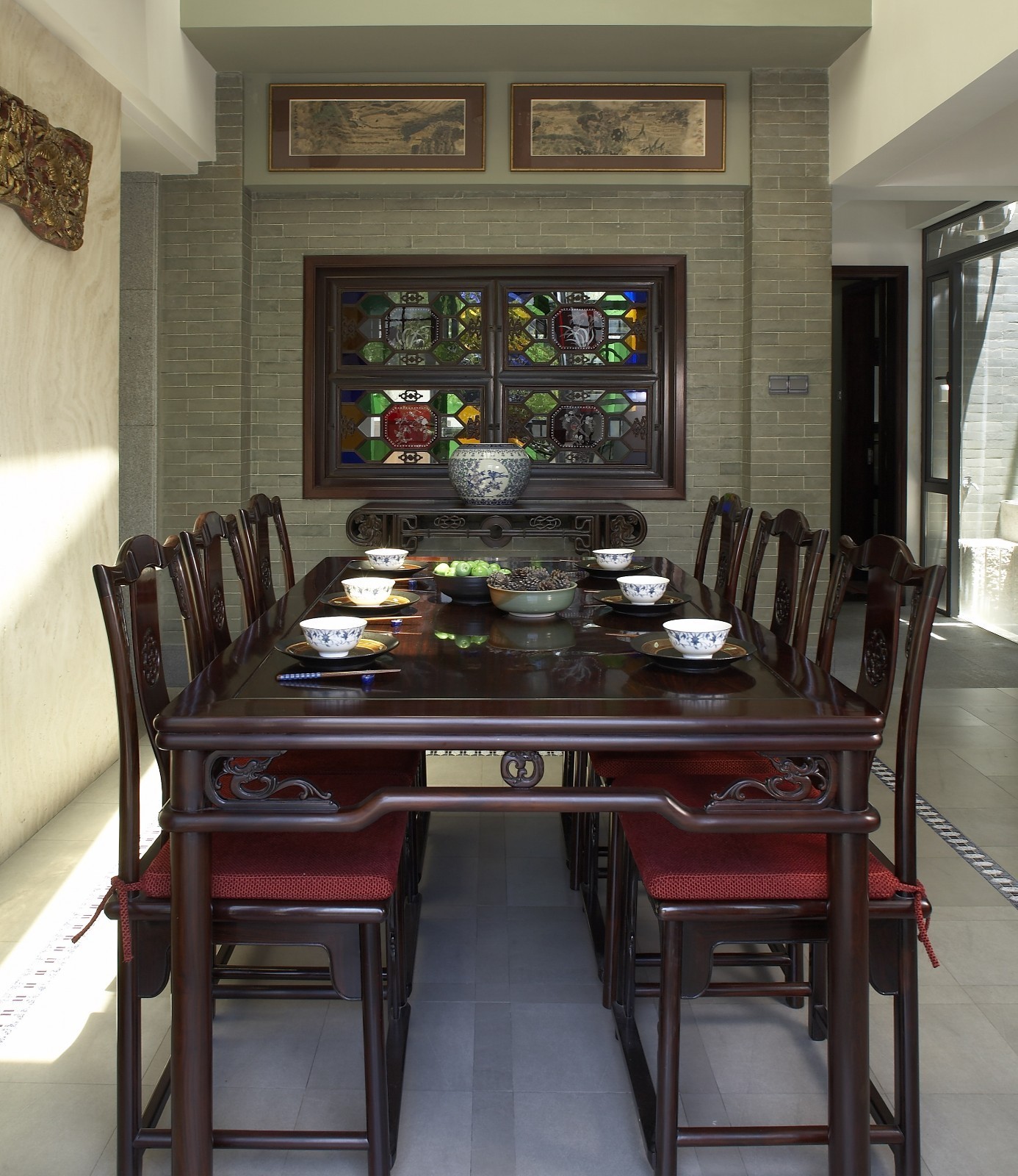 中式古典风格混搭民族风格别墅