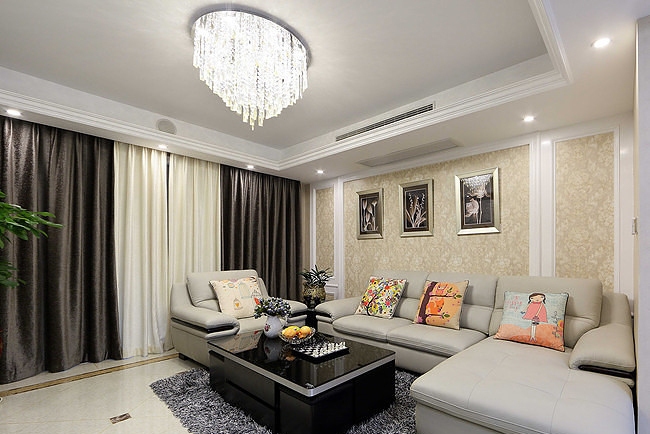 复地海上海130平三居室-简欧风格效果图