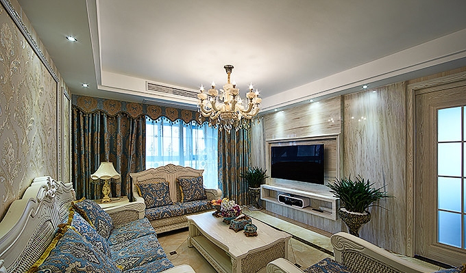 复地海上海130平三居室-法式风格效果图
