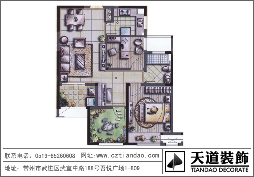 【天道装饰 钻石品质】现代简约