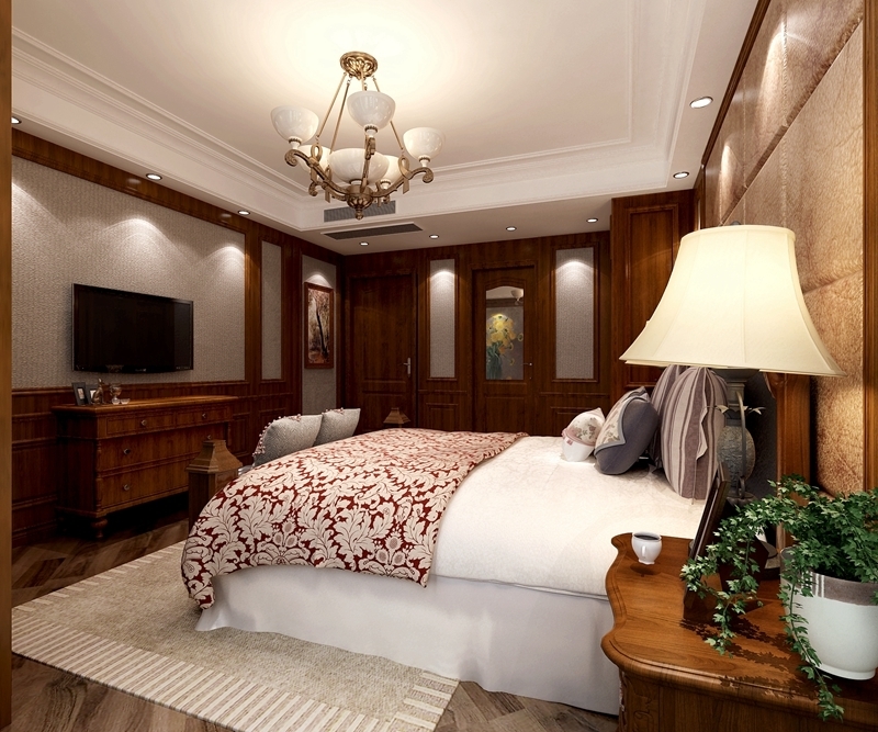 白桦林间173平—四居室—古典美式风格