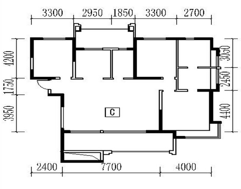 天鹅堡162平—三居室—欧式