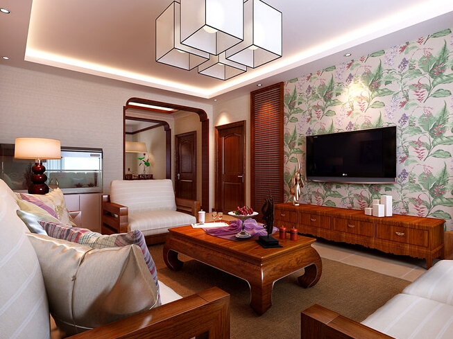 保利茉莉公馆-东南亚风格-3居室