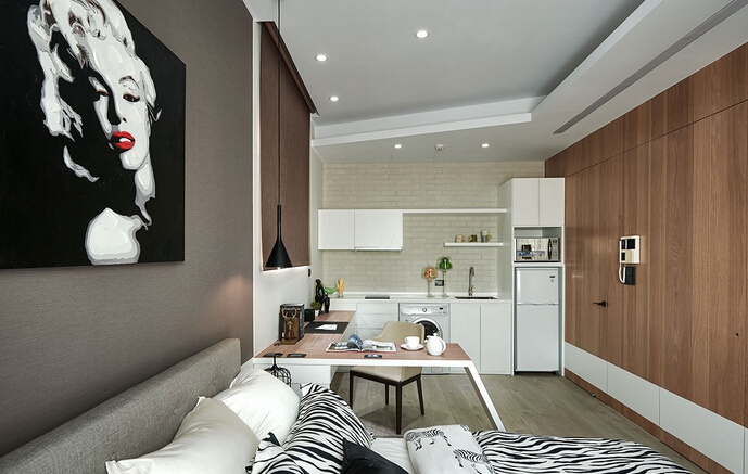 金色新城熙园-一居室-56.03平米-装修设计