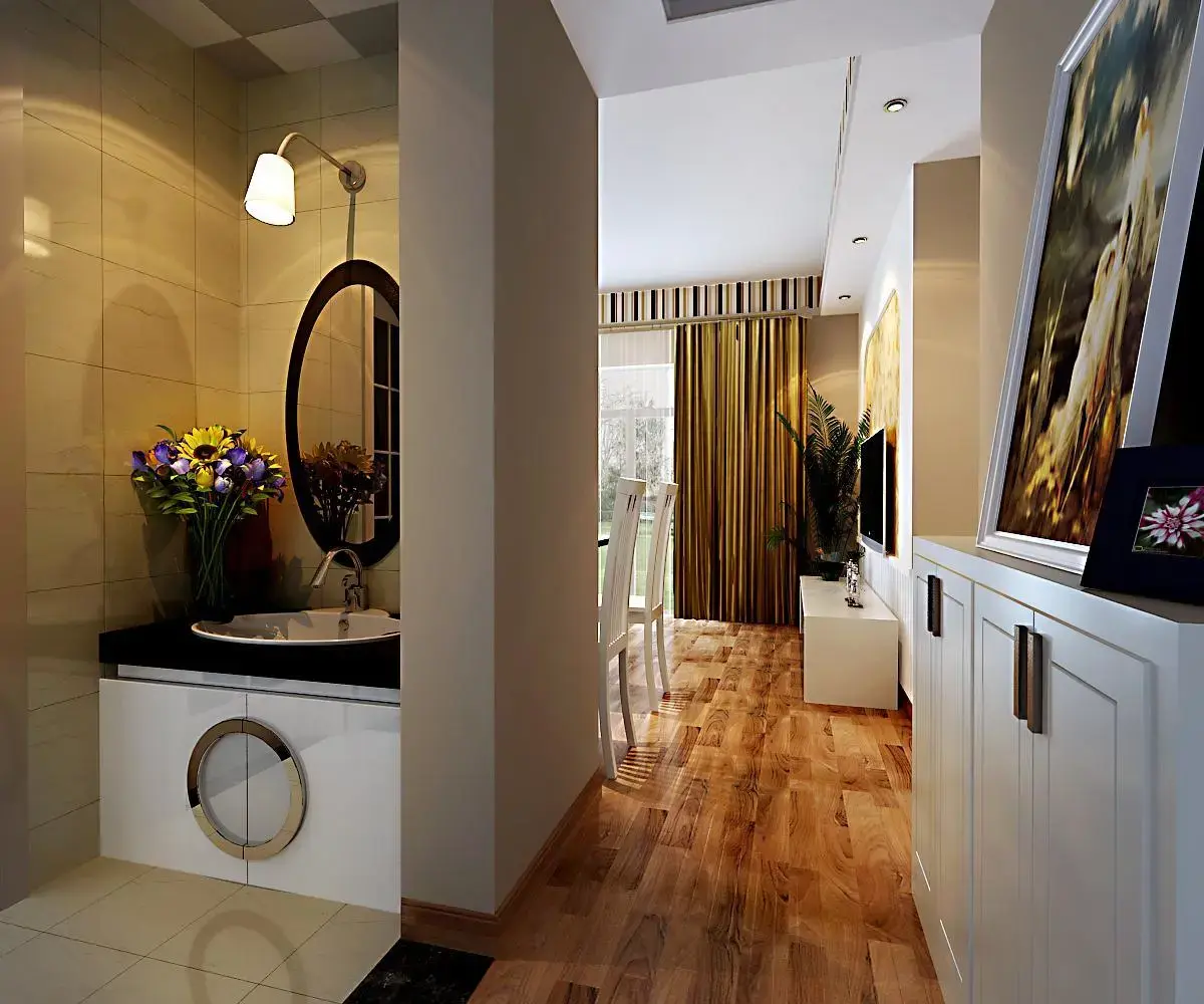 两套60平小户型装修效果图 现代简约pk地中海风格